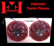 SISTEMA DE VENTILADOR DE REFRIGERACIÓN DOBLE ELECTRÓNICO FF DYNAMICS EXTREME: 1995-2004 TOYOTA TACOMA