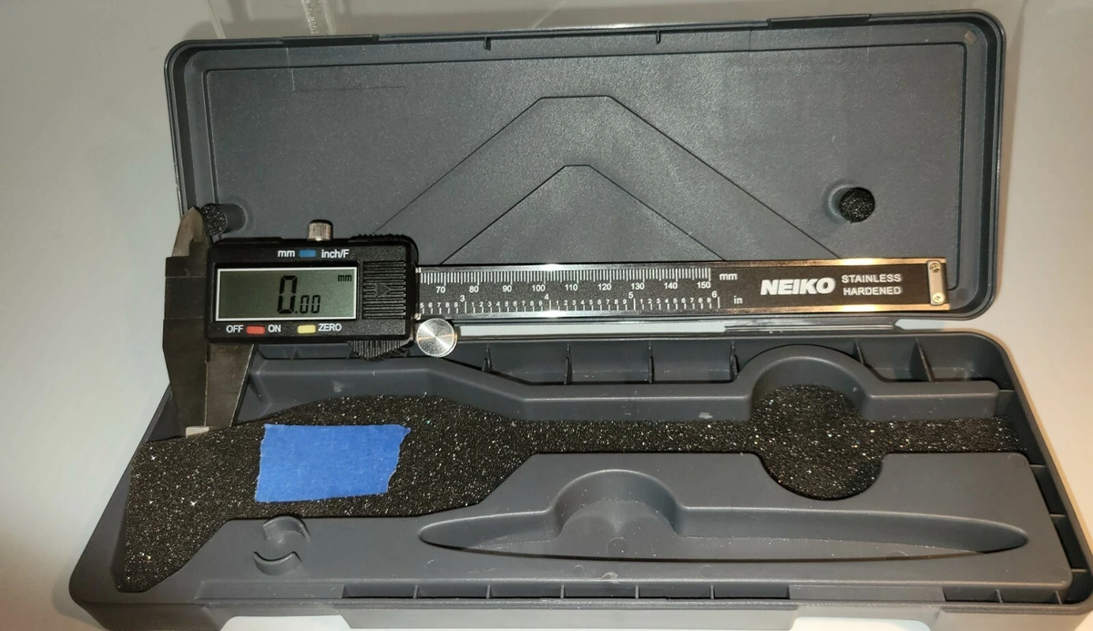 NEIKO 6 Electronic Digital Caliper Stainless Steel Extra Large