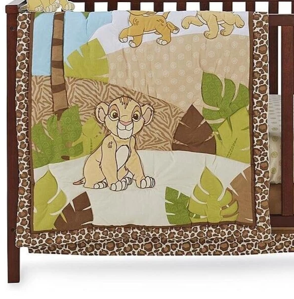 Conjunto de roupa de cama berço 14 peças The Lion King da Disney Baby - Imagem 3 de 4