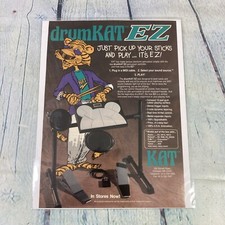 1993 DrumKat EZ Electronic Percussion Vintage Print Ad/Poster Magazine Page