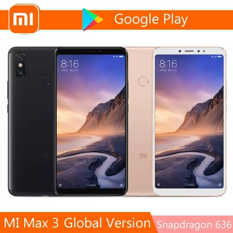 NEW Xiaomi Mi Max 3 Dual SIM 6.9