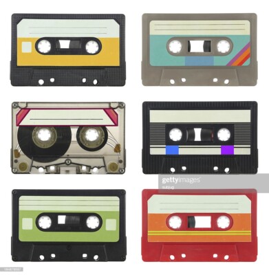 Pick from a collection of cassettes 