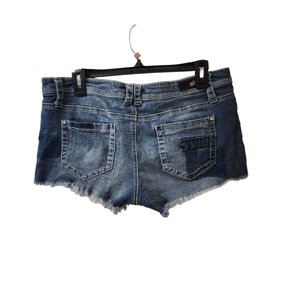 Almost Famous Button Fly y2k Jean Shorts Size 13 Mid Rise