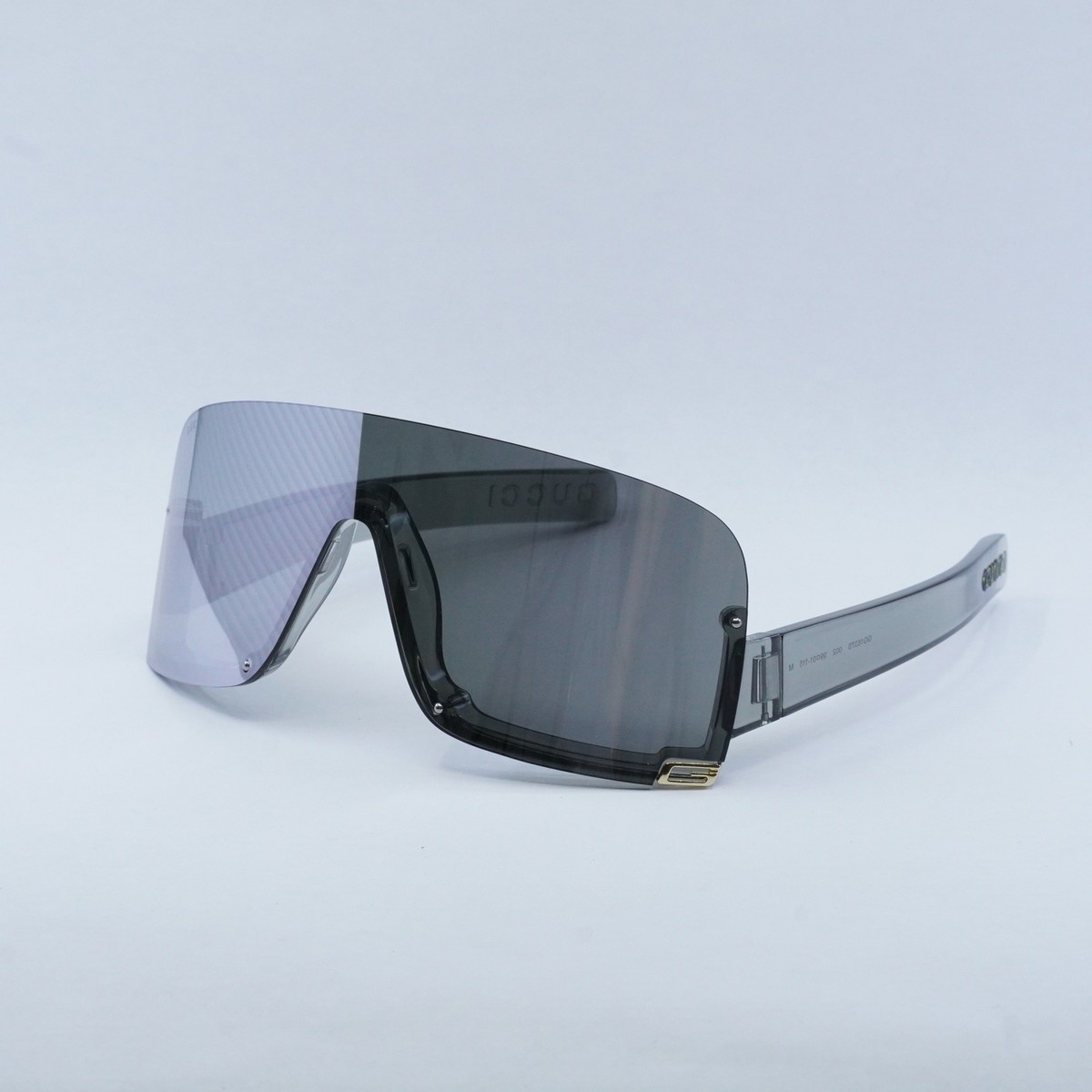 NEW GG1637S 002 GUCCI SHIELD WOMEN SUNGLASSES GREY GUCCI Gucci GG1637S 002 Sunglasses - US main image 2