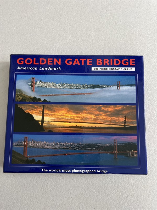 GOLDEN GATE BRIDGE American Landmark 1000 Piece Puzzle National Parks  NEW