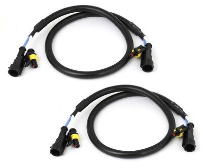 H10 H12 9005 9006 HB3 Hembra Conector De Cable Bulbo De Lámpara De Luz Macho Arnés Hembra