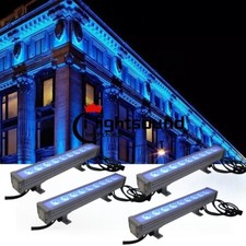 4pc/Lot IP65 12x10W quad led wash bar wall washer bar club stage DMX light