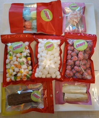 Valentin Freeze Dried Candy Variety Pack (Lot Of 7) Heart 