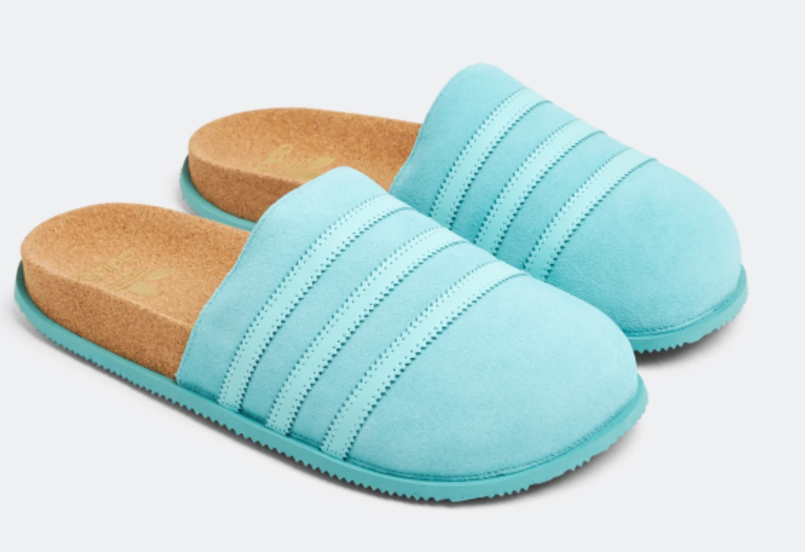 NUOVE SLIDE ADIDAS DA UOMO ADILETTE ADIMULE IN PELLE ~TAGLIA US 11 #GY2554 VERDE MENTA