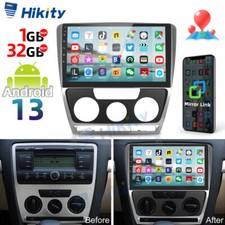 Für Skoda Octavia 2 2007-2013 10.1" Android 15 Autoradio GPS Navi WIFI FM BT RDS