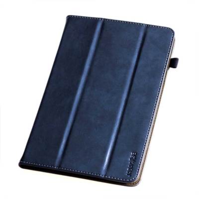 Premium Leder Cover für Apple iPad Mini 1/2/3 Tablet Schutzhülle Smart Case blau