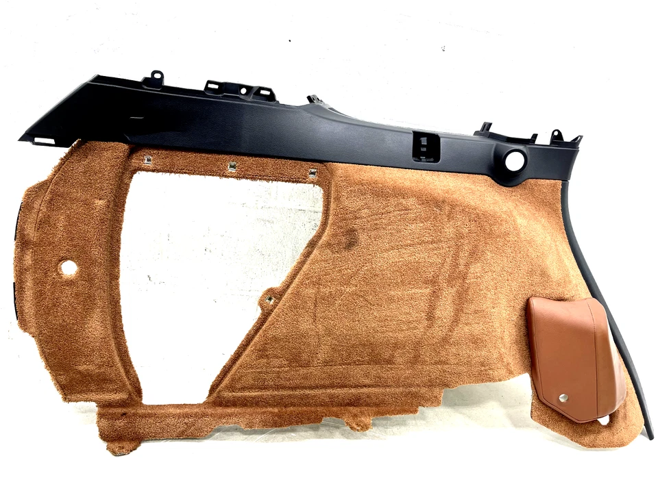 PORSCHE CAYENNE 2003-2010 TRASERO IZQUIERDO LADO DEL CONDUCTOR MALETERO ALFOMBRA MOLDURA OEM Foto 3 de 4