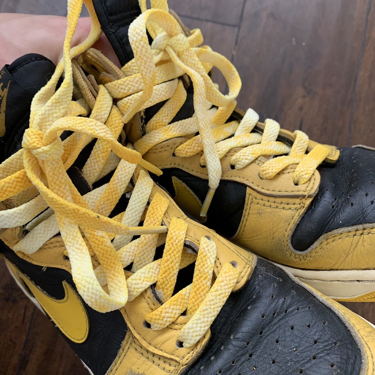 Nike 1985 Dunk Goldenrod Chicago Yellow Black Rare Vintage  display picture 3