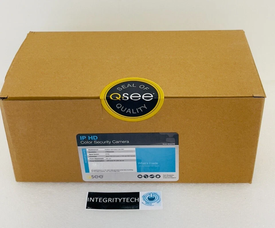 Q-See QCN8026B IP 4MP 1080p Color Bullet Security / Surveillance POE Camera, NEW - Image 2 of 4