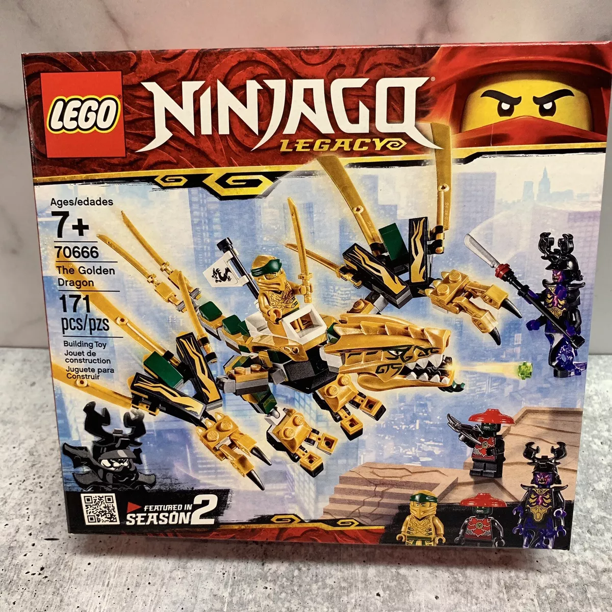 Behov for Afgang Badekar Lego 70666 The Golden Dragon Ninjago Legacy 171 Pieces 673419301718 | eBay