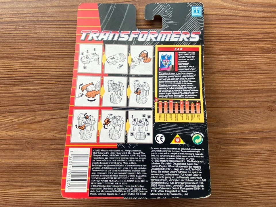 Transformers G2 1994 ZAP Axelerators MOSC hasbro - Image 3 of 4