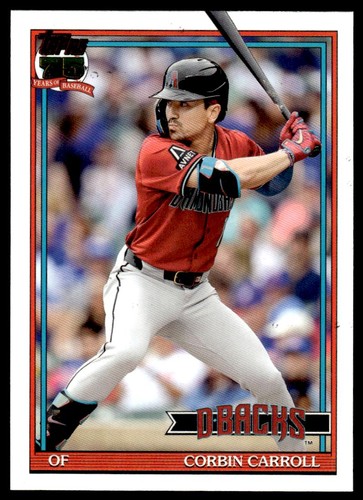 Corbin Carroll 2026 Topps #T91-58 35th Anniversary Diamondbacks Baseball Card