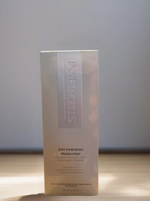 INNER-CELLS 24H Hydration Moisturizer 80ml Hyaluronic Acid Multi-Peptide Complex