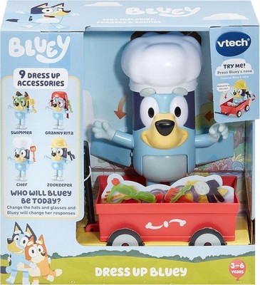 VTech DRESS UP BLUEY Offizielle Figur Interaktives Kinderspielzeug