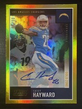 2020 Panini Score Casey Hayward Gold Zone Auto /50 SSP #152 Chargers