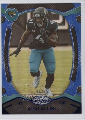 2021 Certified Mirror Blue 51/75 Josh Hines-Allen Josh Allen #34 03rx