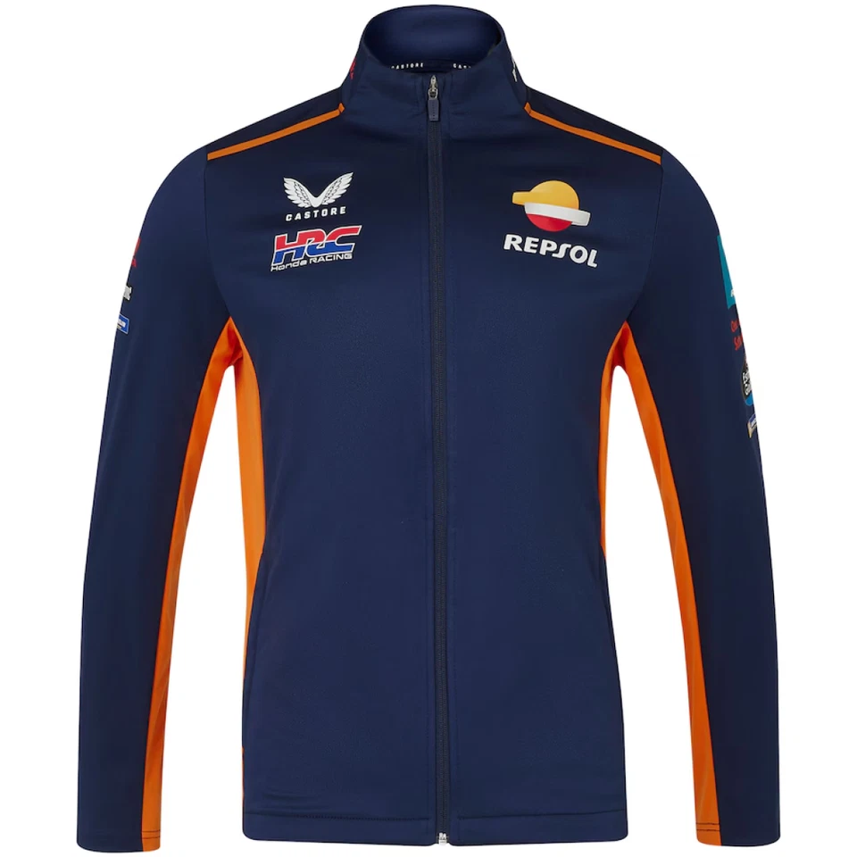 Chaqueta de carreras Repsol Team Honda para hombre Castore Moto GP Softshell - Nueva - Imagen 2 de 3
