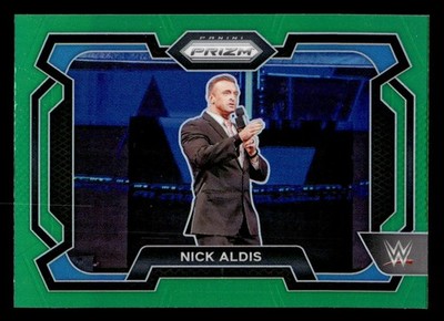 2024 Panini Prizm WWE #35 Nick Aldis Green Prizms