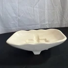 Vintage McCoy #1302 serving dish, planter, trinket, soap dish - Scalloped Edge