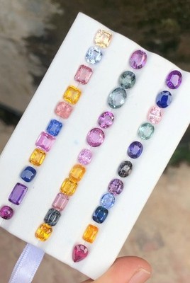 46 ct Top Quality Natural Sapphire Loose Gemstone Lot from Srilanka
