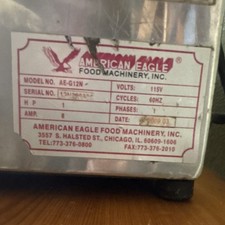 American Eagle Food Machinery AE-G12N Commercial Electric Meat Grinder 1HP