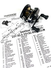 SHIMANO BANTAM MAG PLUS 251 SG LH Baitcasting...