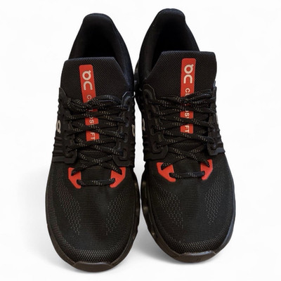 On Cloudswift 4 AD Men's Lace-Up Low Top Sneakers Black/Red Style 3MF11003185