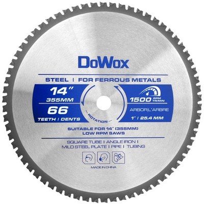 14-Inch Metal Cutting Saw Blade, 66-Tooth, for Evolution 14 Inch Chop Silver 