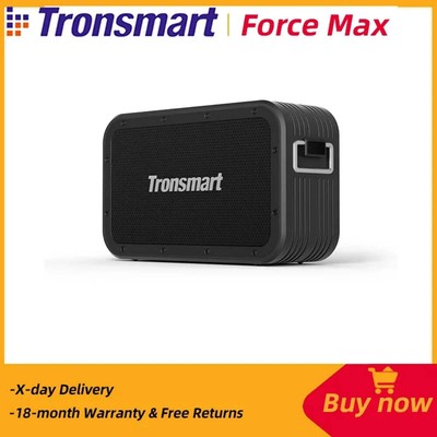 Tronsmart Force Max Lautsprecher 80W Leistungsstarker Bluetooth Lautsprecher mit wasserdichtem Ipx6,