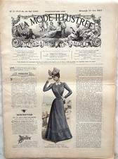 La Mode Illustrée n° 20 du 19 Mai  1901 Revue Gazette parisienne illustrée