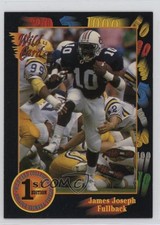 1991 Wild Card Draft James Joseph #58 Rookie RC 0q1p. rookie card picture