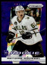 2013-14 Panini Prizm Prizms Purple Antoine Roussel Rookie Dallas Stars #230