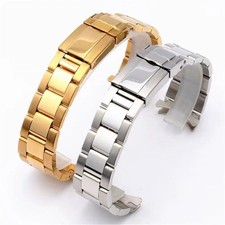 Solid Stainless Steel Diving Watch Band Straps Mens 17 20mm for Rrolex Daytona