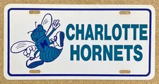 Vintage NBA Basketball Charlotte Hornets Booster License Plate North Carolina