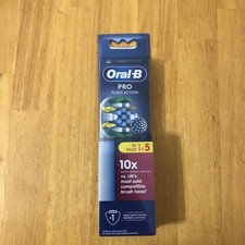 5 Count Oral-b Pro Floss Action Replacement Heads White Sealed Box