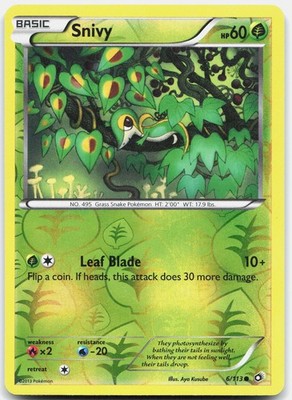Snivy - #6/113 Legendary Treasures Reverse Holo MP