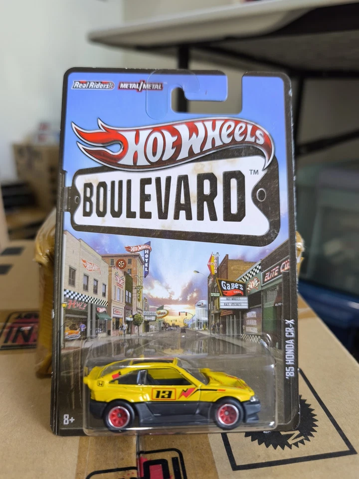 Hot Wheels Boulevard 85 Honda CRX Yellow - Image 2 of 4