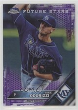 2016 Topps Chrome Future Stars Purple Refractor 102/275 Jake Odorizzi #122 1x8
