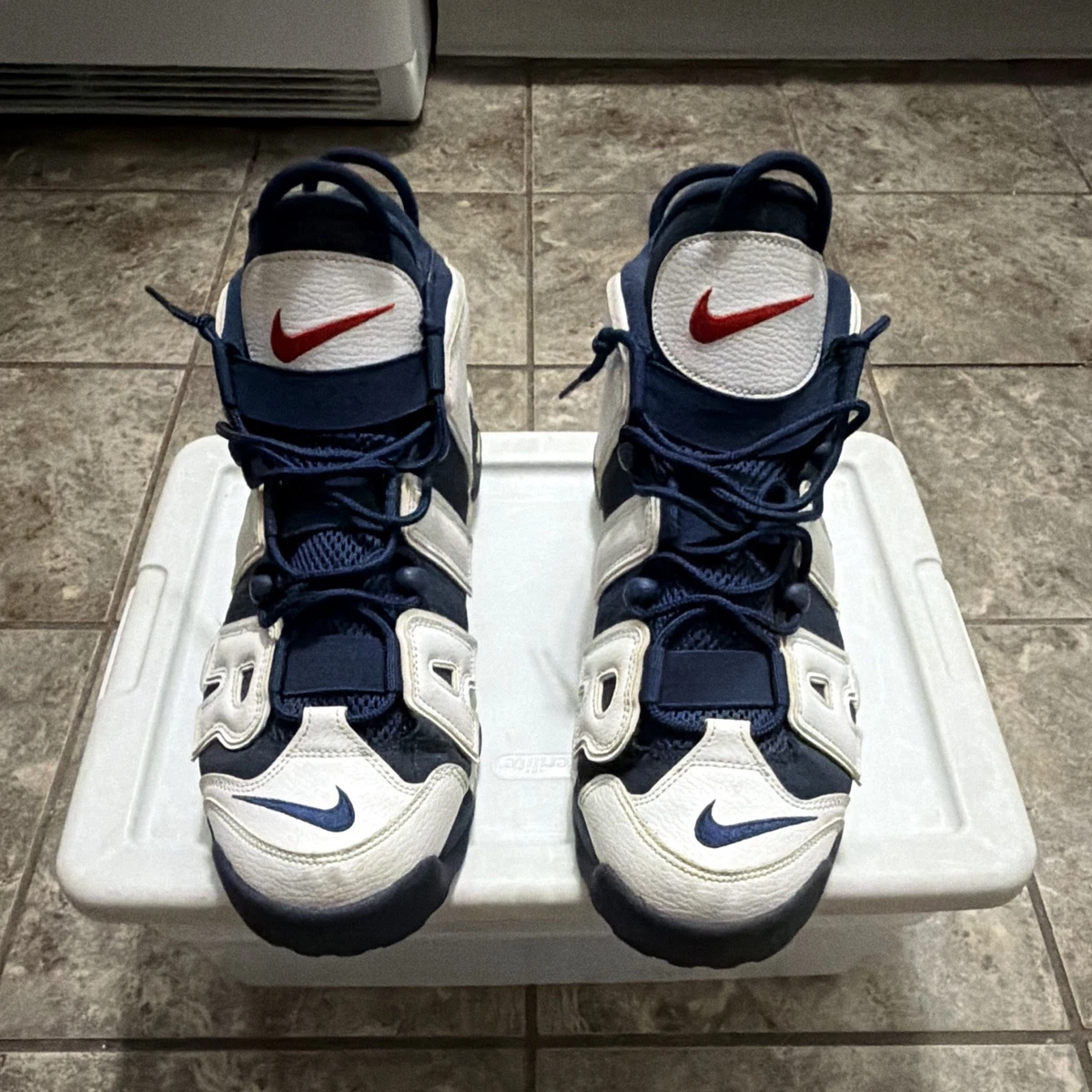 Nike Air More Uptempo High Top Athletic Shoes for Women for sale