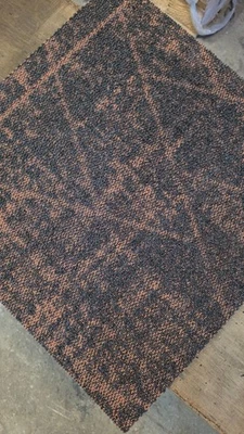 EZYCARE 20 x Bronze Carpet Tiles 5m2 Heavy Duty Commercial Premium Flooring Office Home