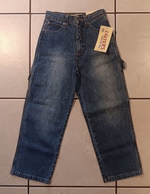 Carter's Boys Watch the Wear Denim Jeans Blue Carpenter sz 7 (22x20)