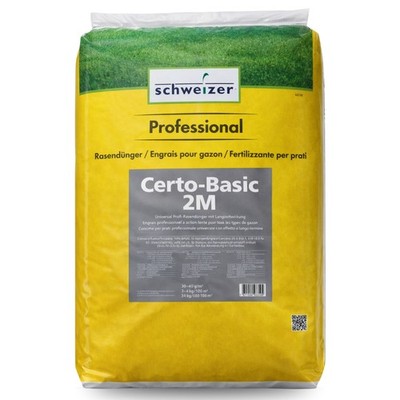 Schweizer Certo-Basic 2M Universal, Profi-Rasendünger, 2,5kg für ca. 70 m²