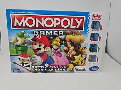 Monopoly Gamer Edition Board Game Nintendo Super Mario - Complete