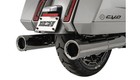 Vance & Hines High Output Dual Slip On Mufflers Dark Chrome #16468
