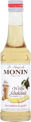 (18,19 /l) Le Sirop de Monin Weisse Chocolade Sirup 1:8 0,25l Flasche